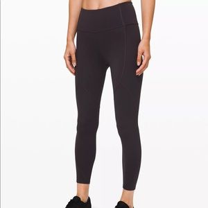 Black lululemon to the beat leggings